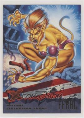 1995 Fleer Ultra Marvel X-Men - [Base] #80 - Mutant Liberation Front - Feral