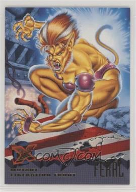 1995 Fleer Ultra Marvel X-Men - [Base] #80 - Mutant Liberation Front - Feral