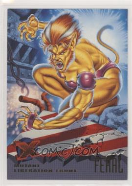 1995 Fleer Ultra Marvel X-Men - [Base] #80 - Mutant Liberation Front - Feral