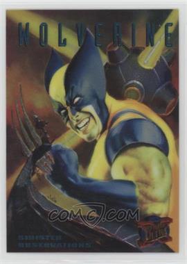 1995 Fleer Ultra Marvel X-Men - Sinister Observations Chromium #10 - Wolverine