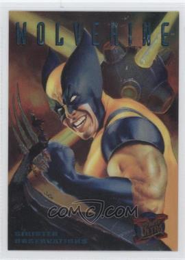1995 Fleer Ultra Marvel X-Men - Sinister Observations Chromium #10 - Wolverine
