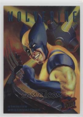 1995 Fleer Ultra Marvel X-Men - Sinister Observations Chromium #10 - Wolverine