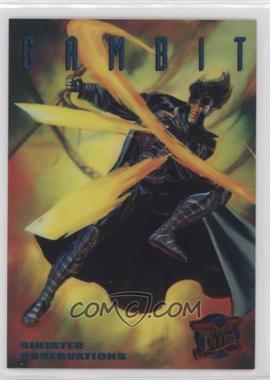 1995 Fleer Ultra Marvel X-Men - Sinister Observations Chromium #4 - Gambit