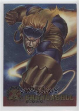 1995 Fleer Ultra Marvel X-Men All-Chromium - [Base] #4 - X-Men - Cannonball