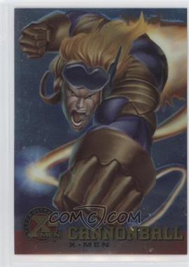 1995 Fleer Ultra Marvel X-Men All-Chromium - [Base] #4 - X-Men - Cannonball