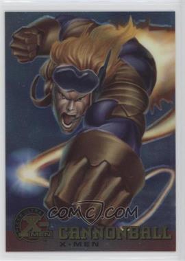 1995 Fleer Ultra Marvel X-Men All-Chromium - [Base] #4 - X-Men - Cannonball