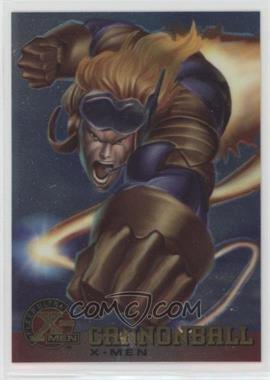 1995 Fleer Ultra Marvel X-Men All-Chromium - [Base] #4 - X-Men - Cannonball