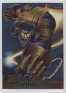 1995 Fleer Ultra Marvel X-Men All-Chromium - [Base] #4 - X-Men - Cannonball