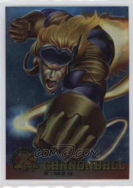 1995 Fleer Ultra Marvel X-Men All-Chromium - [Base] #4 - X-Men - Cannonball