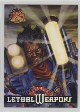 1995 Fleer Ultra Marvel X-Men All-Chromium - Lethal Weapons HoloFlash #2 - Bishop