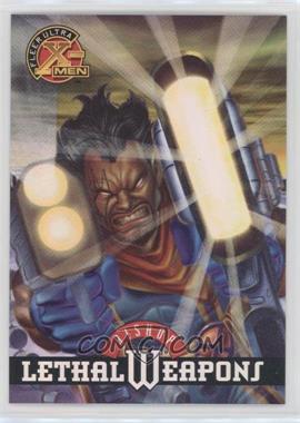 1995 Fleer Ultra Marvel X-Men All-Chromium - Lethal Weapons HoloFlash #2 - Bishop