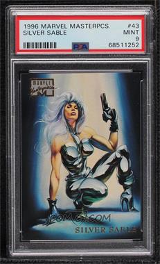 1996 Fleer Marvel Masterpieces - [Base] #43 - Silver Sable [PSA 9 MINT]