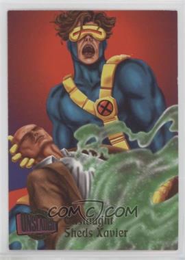 1996 Fleer Ultra Marvel Onslaught - [Base] #73 - Onslaught Sheds Xavier [EX to NM]
