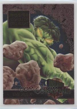 1996 Fleer Ultra Marvel Onslaught - Overpower Assault on Onslaught #2 - Hulk