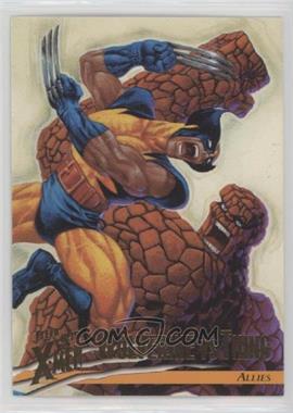1996 Fleer Ultra Marvel X-Men: Wolverine - [Base] #41 - Wolverine vs. Thing