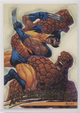 1996 Fleer Ultra Marvel X-Men: Wolverine - [Base] #41 - Wolverine vs. Thing