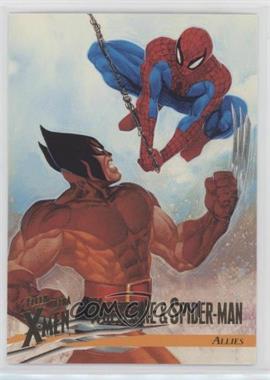 1996 Fleer Ultra Marvel X-Men: Wolverine - [Base] #45 - Wolverine & Spider-Man