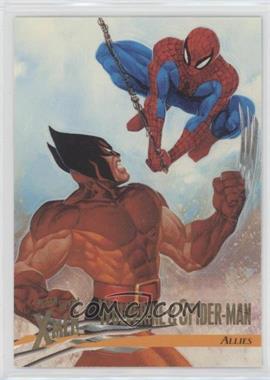 1996 Fleer Ultra Marvel X-Men: Wolverine - [Base] #45 - Wolverine & Spider-Man