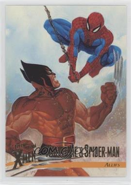 1996 Fleer Ultra Marvel X-Men: Wolverine - [Base] #45 - Wolverine & Spider-Man