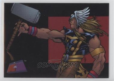 1997 Fleer Marvel vs. WildStorm - [Base] - Refractors #85 - Avengers vs StormWatch - Thor