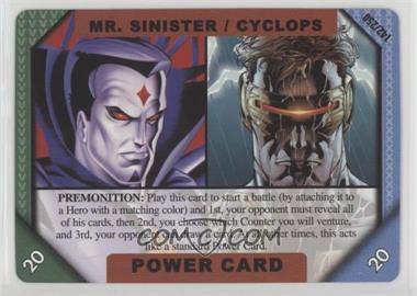 2001 Marvel ReCharge - Collectible Card Game #142 - Mr. Sinister, Cyclops