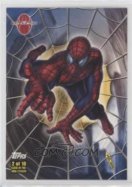 2002 Topps Marvel Spider-Man: The Movie - Glow-in-the-Dark Stickers #2 - Spider-Man