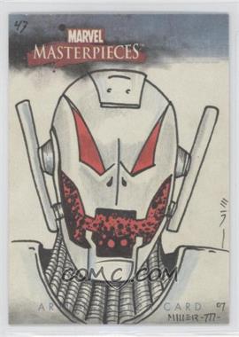 2007 Upper Deck Fleer Marvel Masterpieces - Sketch Cards #_STMI - Steven Miller (Ultron) /1