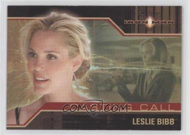 2008 Rittenhouse Marvel Iron Man: The Movie - Casting Call #CC7 - Leslie Bibb as Christine Everhart