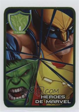 2009 Galletas Marinela Marvel - [Base] #_HEMA.3 - Heroes de Marvel (Wolverine, Hulk) (1 Tierra)