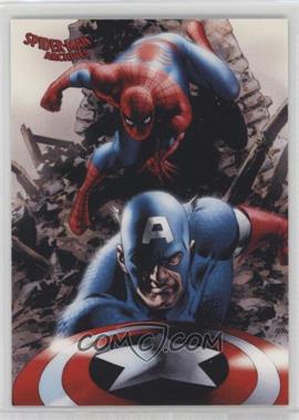 2009 Rittenhouse Marvel Spider-Man: Archives - [Base] #55 - Captain America, Spider-Man