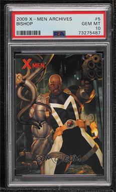 2009 Rittenhouse Marvel X-Men: Archives - [Base] #5 - Bishop [PSA 10 GEM MT]