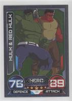 Hulk and Red Hulk