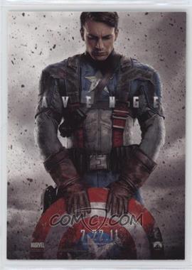 2011 Upper Deck Marvel Studios Captain America The First Avenger - [Base] #1 - Movie Poster