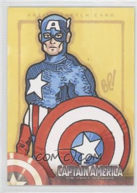 2011 Upper Deck Marvel Studios Captain America The First Avenger - Sketch Cards #_BIPU.1 - Bill Pulkovski (Captain America) /1