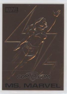 2012 Rittenhouse Marvel Bronze Age - Bronze Embossed #E2 - Ms. Marvel