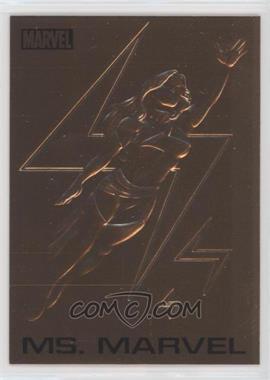 2012 Rittenhouse Marvel Bronze Age - Bronze Embossed #E2 - Ms. Marvel