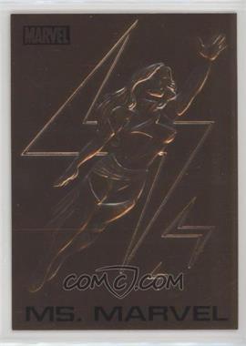 2012 Rittenhouse Marvel Bronze Age - Bronze Embossed #E2 - Ms. Marvel