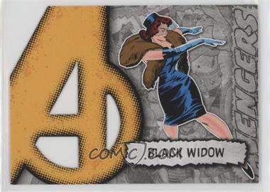 2012 Upper Deck Marvel Beginnings Series 2 - Avengers Die-Cut #A-5 - Black Widow