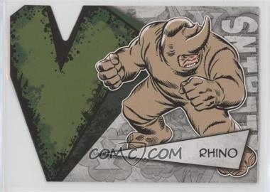 2012 Upper Deck Marvel Beginnings Series 3 - Villains Die-Cuts #V-34 - Rhino