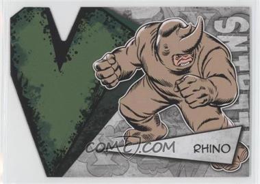 2012 Upper Deck Marvel Beginnings Series 3 - Villains Die-Cuts #V-34 - Rhino