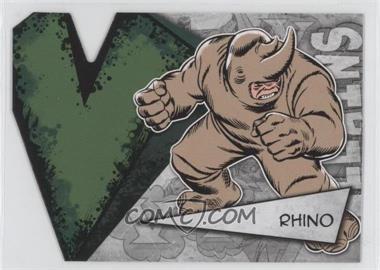 2012 Upper Deck Marvel Beginnings Series 3 - Villains Die-Cuts #V-34 - Rhino