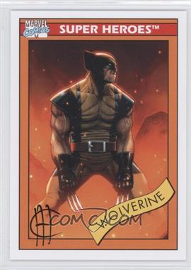 2013 Marvel Fleer Retro - 1990 Universe - Signatures #17 - Wolverine by Jim Cheung