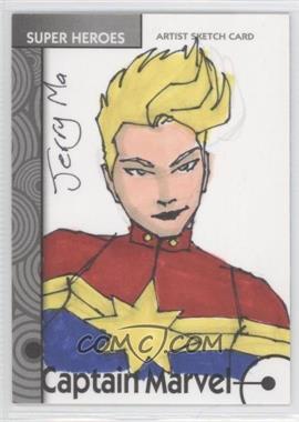 2013 Marvel Fleer Retro - [Base] - Sketch Cards #6 - Captain Marvel /1