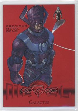 2013 Marvel Fleer Retro - Metal - Red Precious Metal Gems #42 - Galactus /100