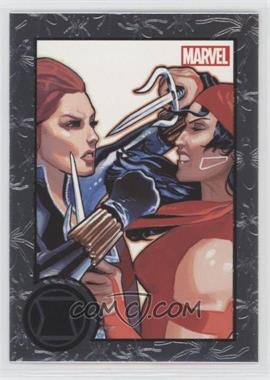2013 Rittenhouse Marvel Greatest Battles - [Base] #82 - Black Widow vs Elektra