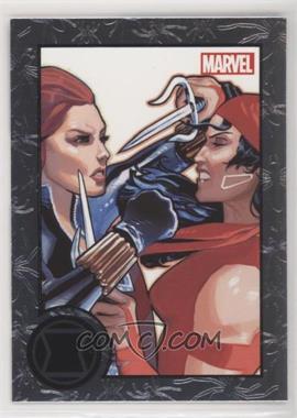 2013 Rittenhouse Marvel Greatest Battles - [Base] #82 - Black Widow vs Elektra