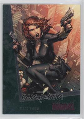 2013 Rittenhouse Women of Marvel Series 2 - [Base] - Emerald #5 - Black Widow /100