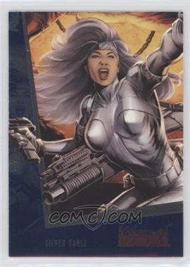 2013 Rittenhouse Women of Marvel Series 2 - [Base] - Sapphire #70 - Silver Sable