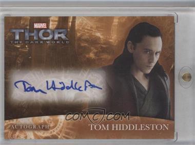 2013 Upper Deck Marvel Thor: The Dark World - Actor Autographs #TO - Tom Hiddleston as Loki