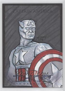 2013 Upper Deck Marvel Thor: The Dark World - Character Sketches #CS8.4 - Captain America (Marcus Huey) /1